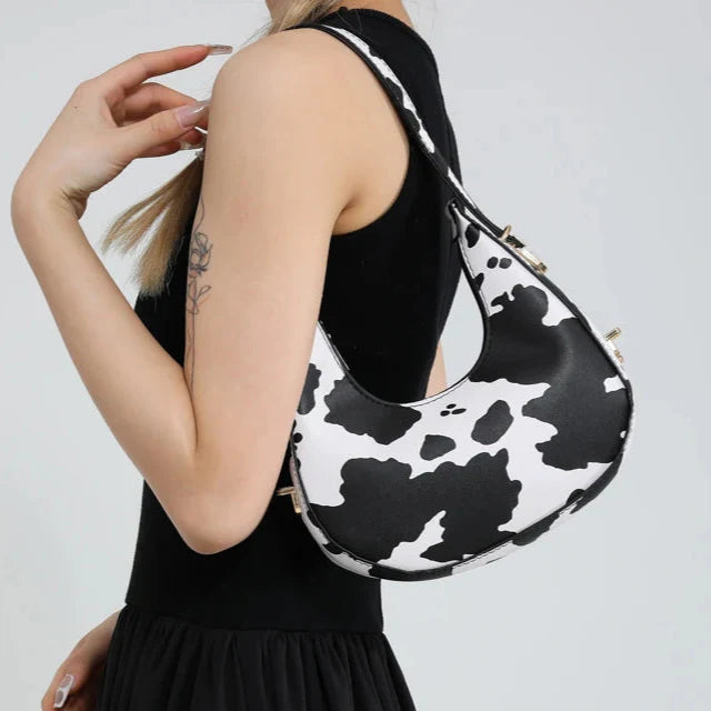 Women's Animal Print Handbags with Zipper | Shoulder Bag