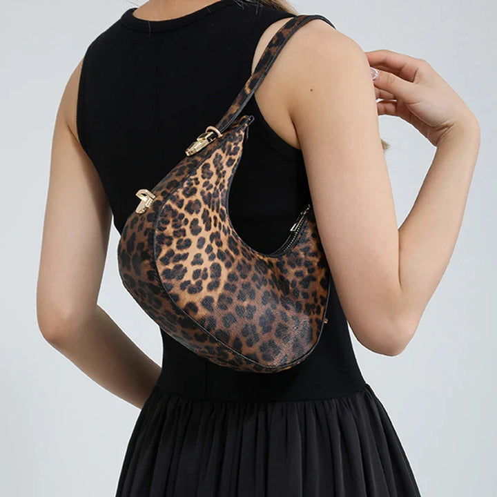 Women's Animal Print Handbags with Zipper | Shoulder Bag
