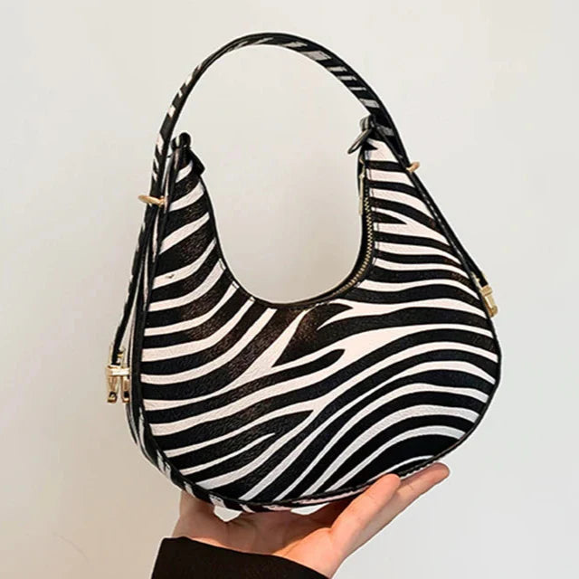 Women's Animal Print Handbags with Zipper | Shoulder Bag