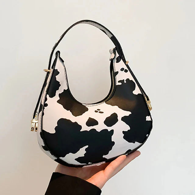 Women's Animal Print Handbags with Zipper | Shoulder Bag