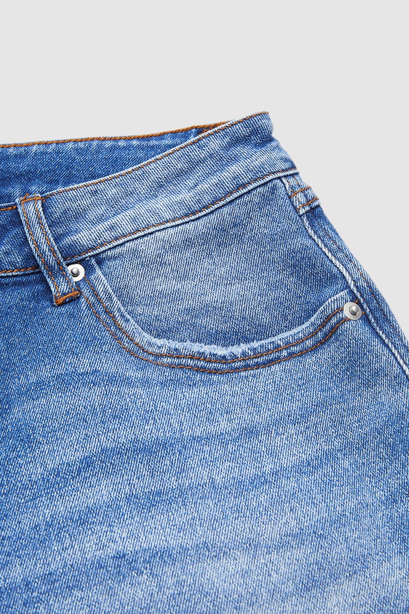 Women's Baggy Jeans with Low Rise & Faded Wash | Wide Leg