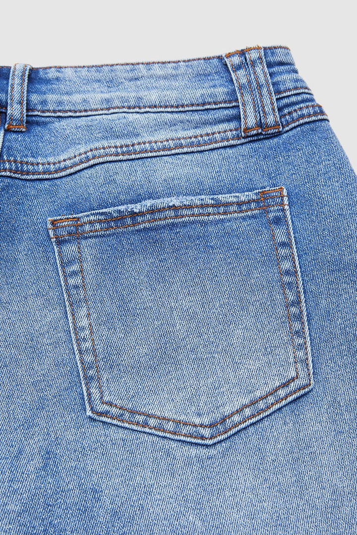 Women's Baggy Jeans with Low Rise & Faded Wash | Wide Leg