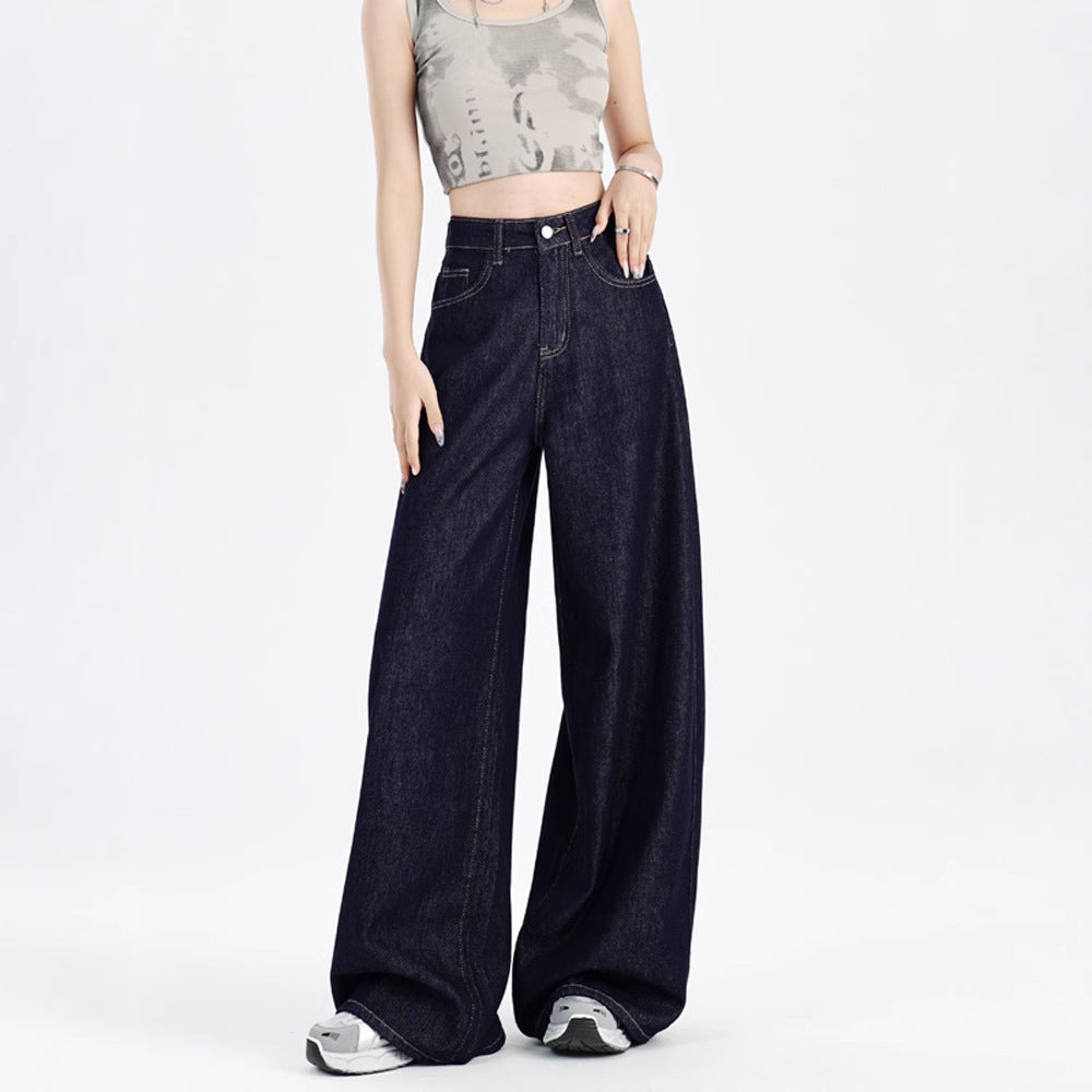 Women's Baggy Jeans with Wide Leg | High Waist