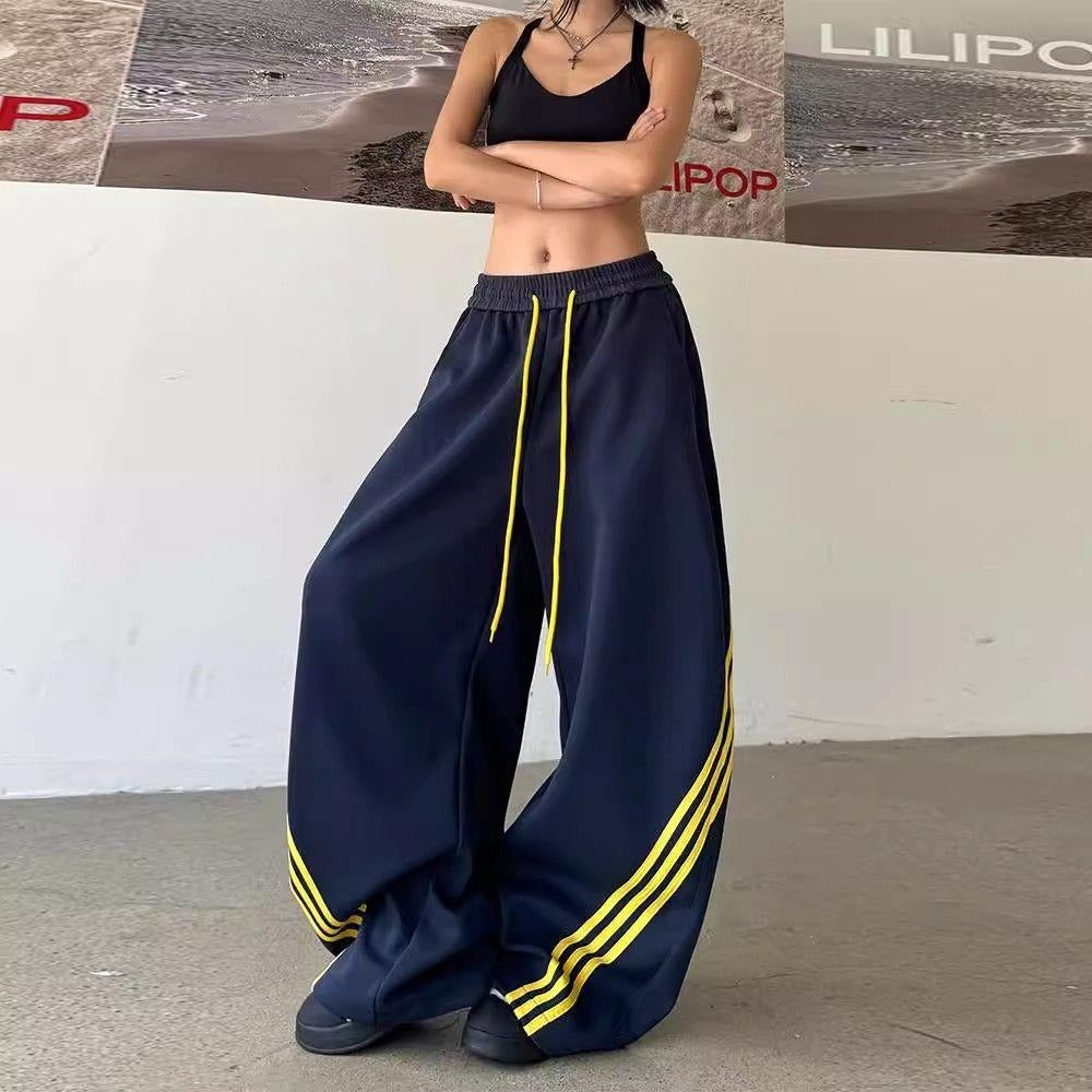 Women's Baggy Trackpants with High Waist | Wide Leg