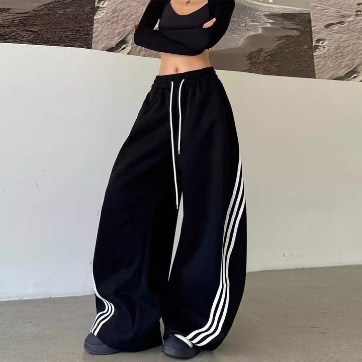 Women's Baggy Trackpants with High Waist | Wide Leg