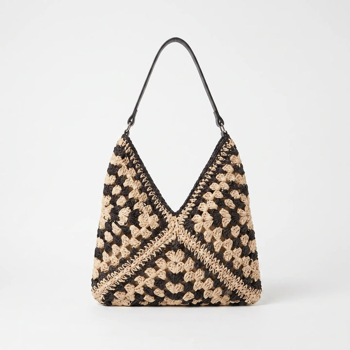 Women's Beach Bag Two-Tone | Slouchy Boho