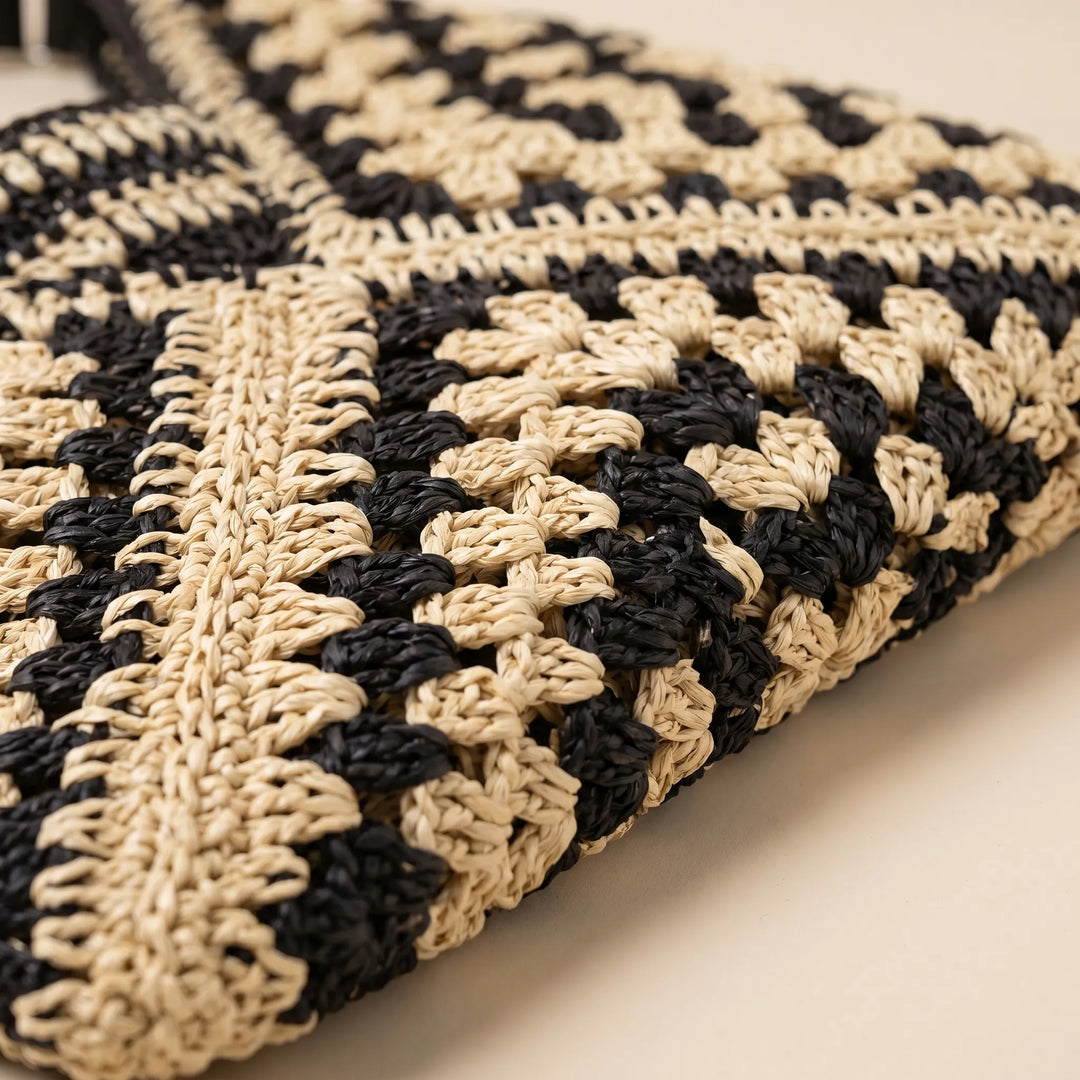 Women's Beach Bag Two-Tone | Slouchy Boho
