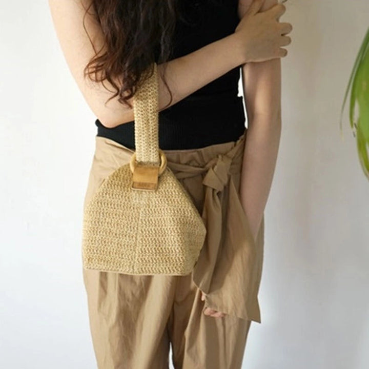 Women’s Beach Bag Wrist Handle | Bucket Bag