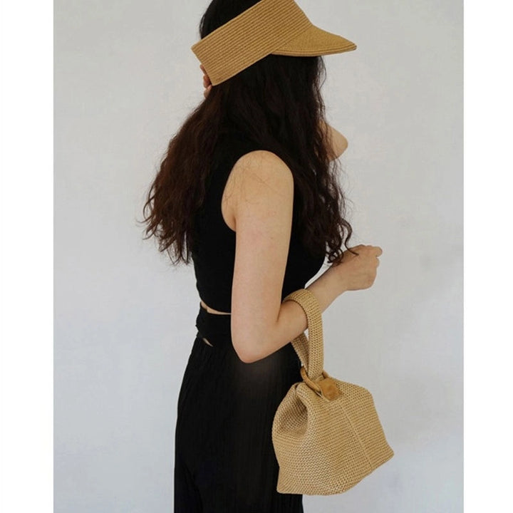 Women’s Beach Bag Wrist Handle | Bucket Bag