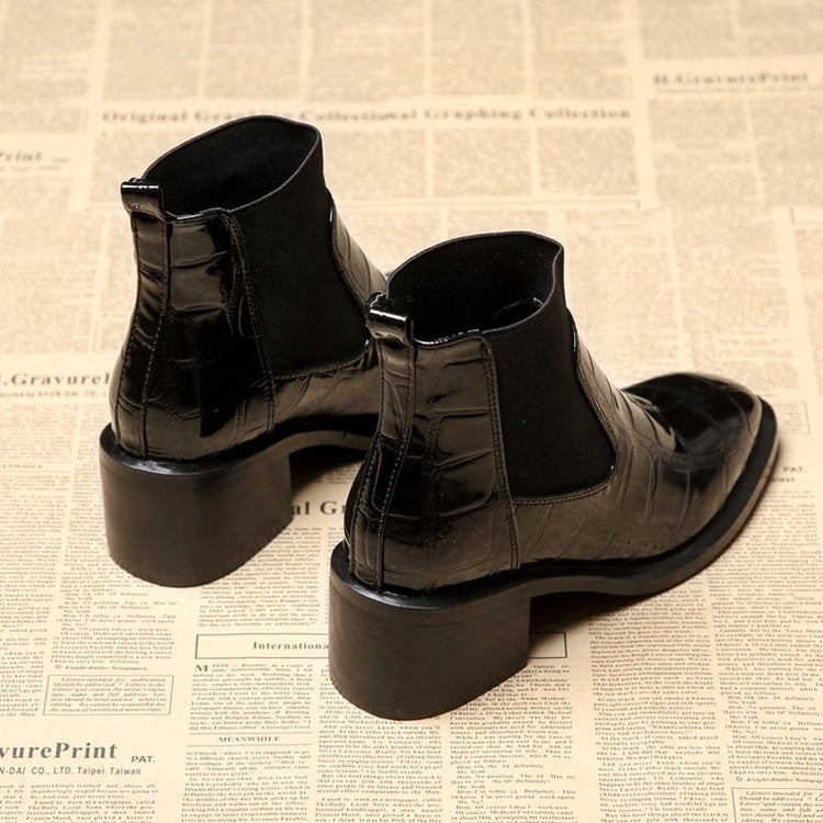 Women's Black Boots Chelsea | Ankle