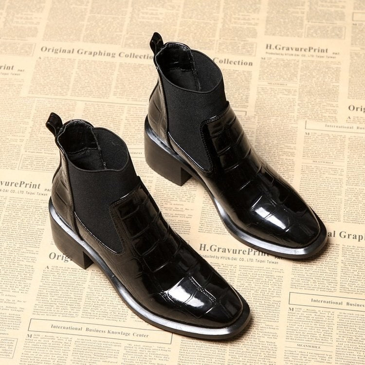 Women's Black Boots Chelsea | Ankle