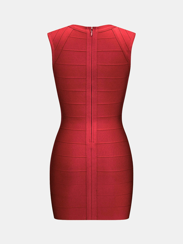 Women's Bodycon Dress with V-Neck | Mini