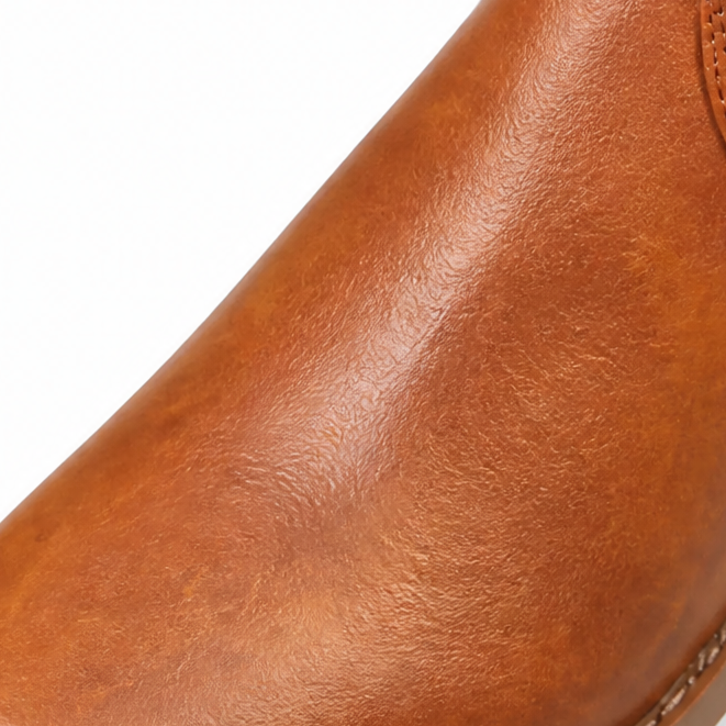 Women's Brown Boots with Lace-Up | Zip-up