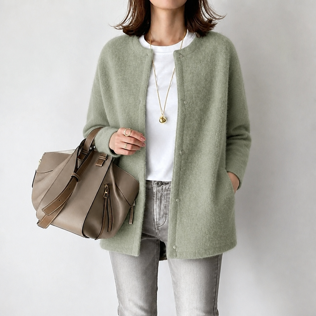 Women's Cardigan Knit Longline Oversized Button Up | Casual
