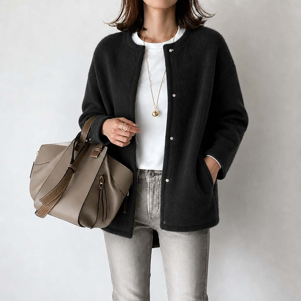 Women's Cardigan Knit Longline Oversized Button Up | Casual