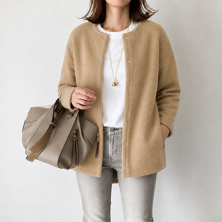 Women's Cardigan Knit Longline Oversized Button Up | Casual