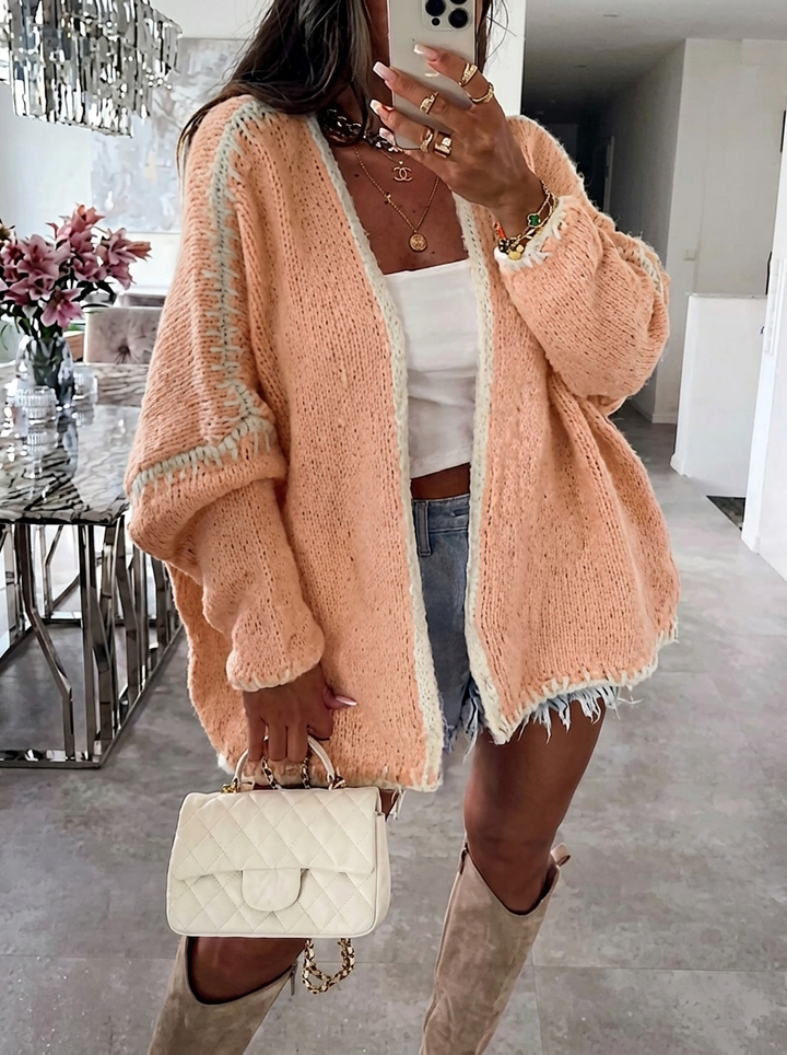 Women's Cardigan Oversized Knit Open Front | Casual