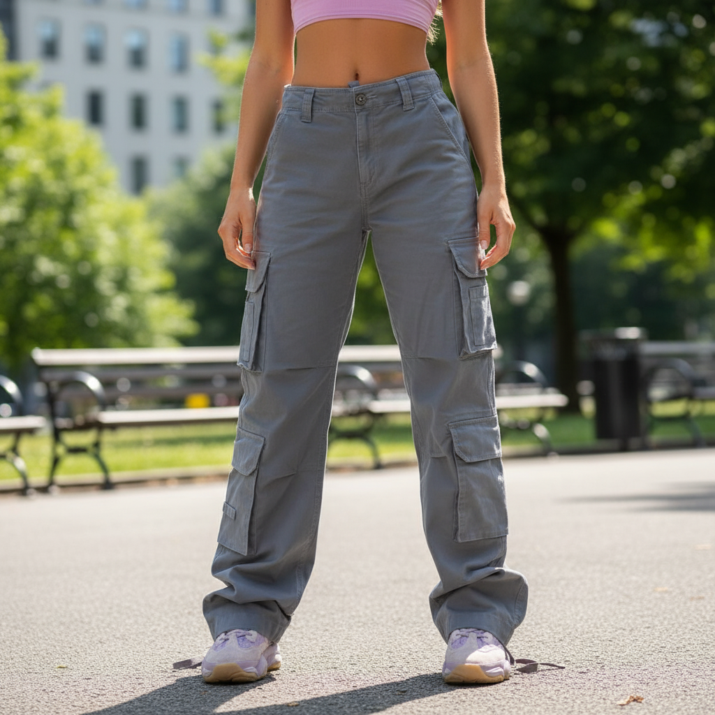 Women's Cargo Pants Wide Leg | Casual