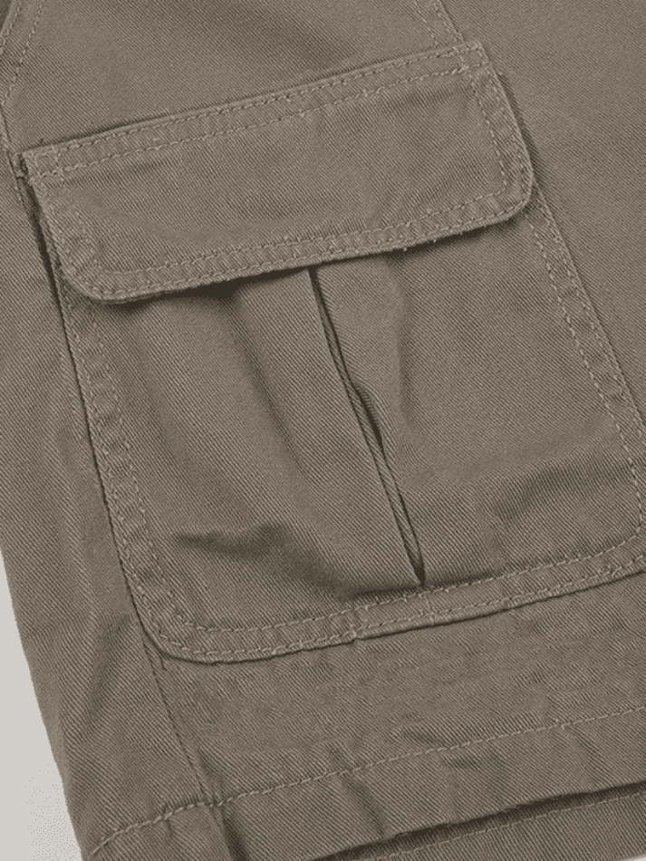 Women's Cargo Shorts with Belt Loops | High Waist