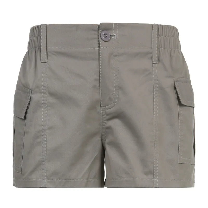 Women's Cargo Shorts with Elastic Waist | Casual