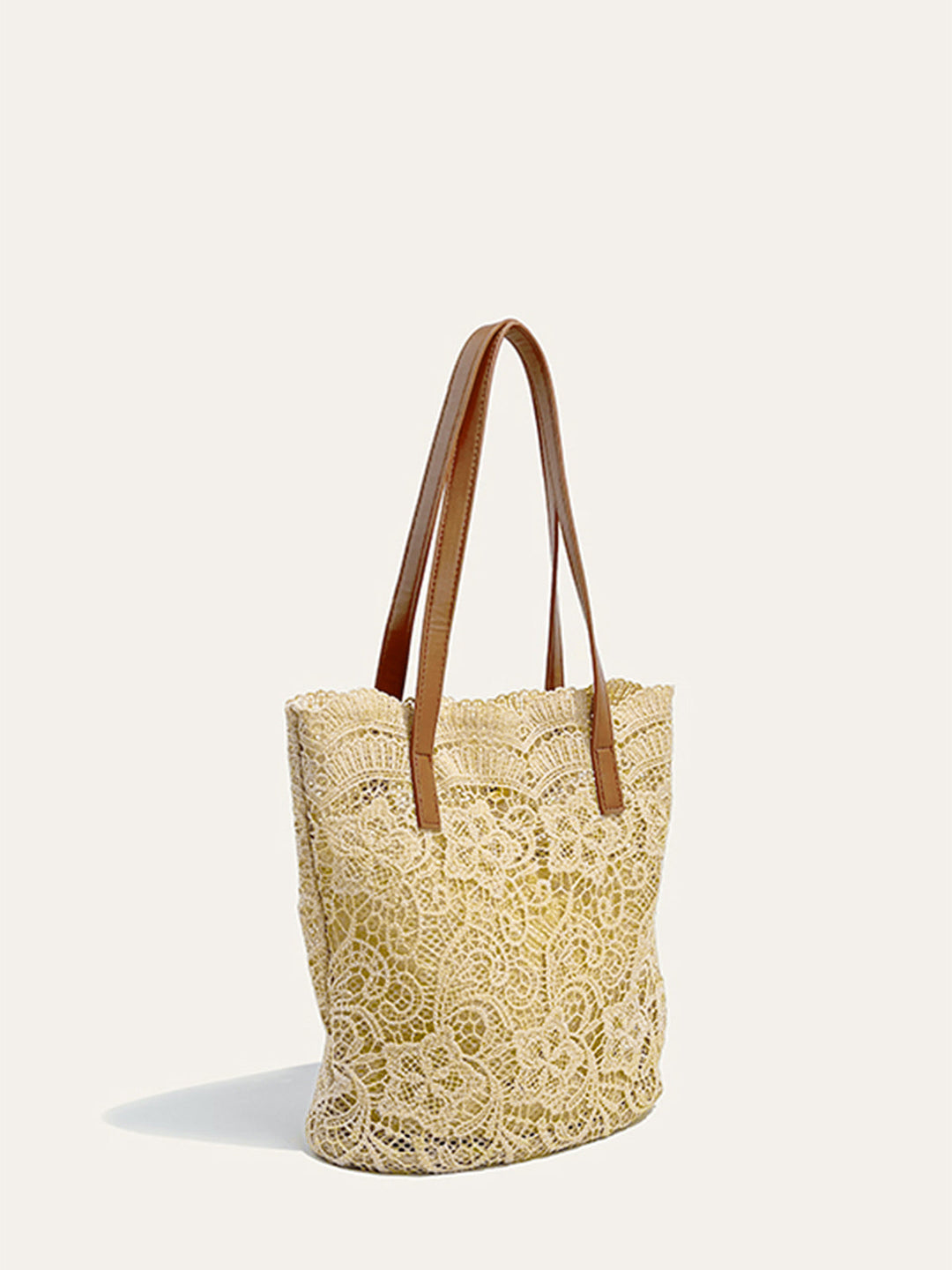 Women's Casual Crochet Tote Bag Floral | Beach