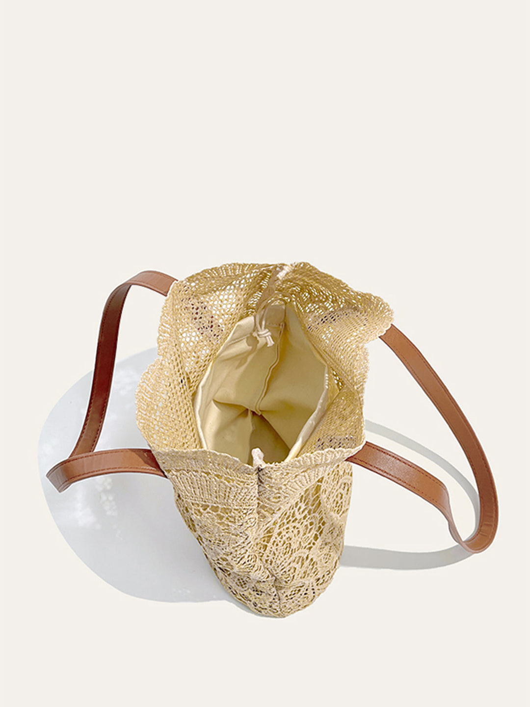 Women's Casual Crochet Tote Bag Floral | Beach