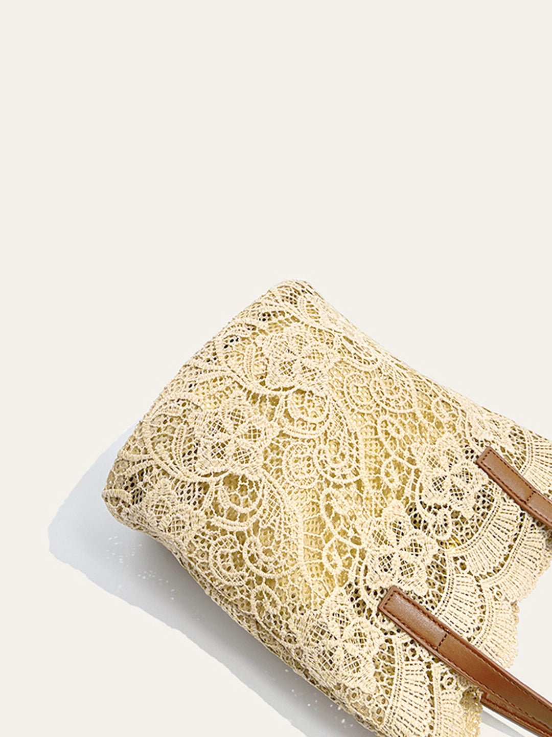 Women's Casual Crochet Tote Bag Floral | Beach