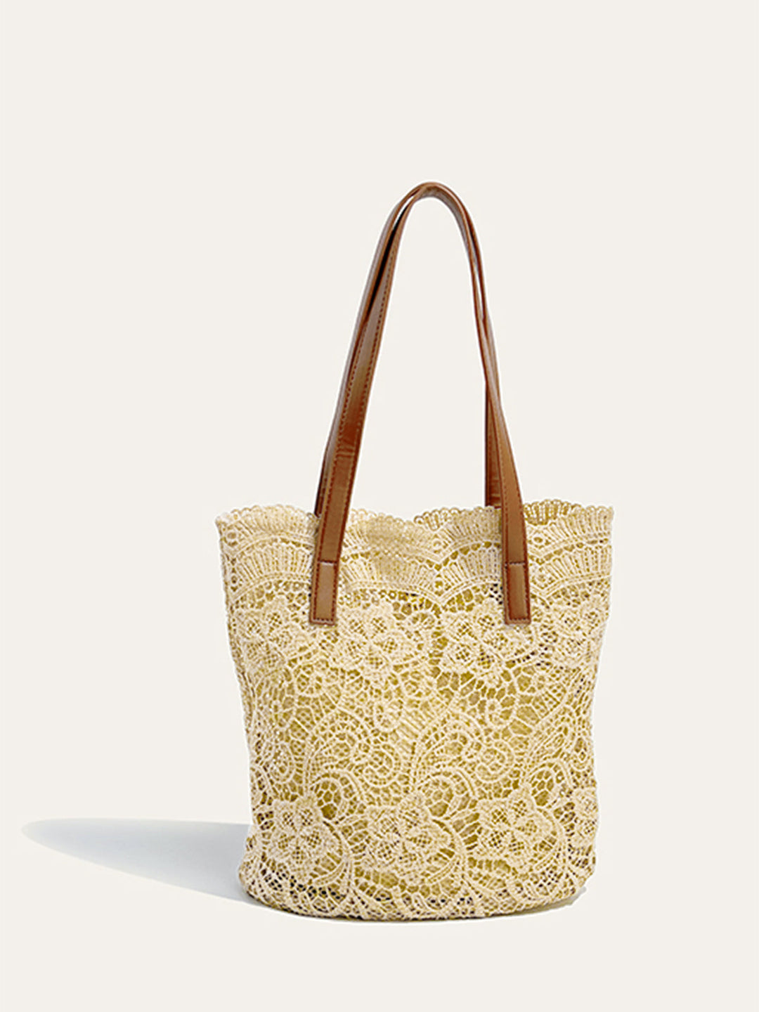 Women's Casual Crochet Tote Bag Floral | Beach