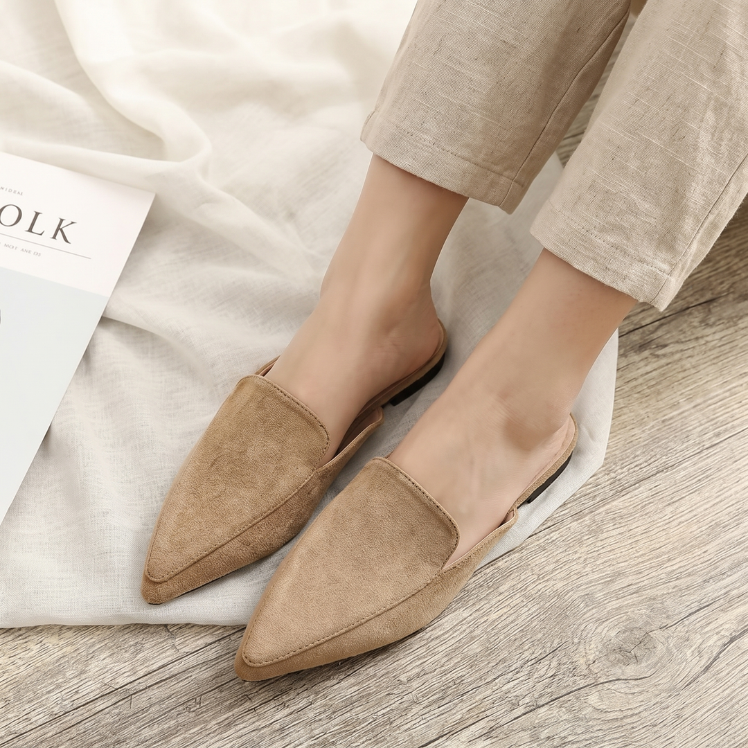 Women's Casual Mules Slip-On | Pointed Toe