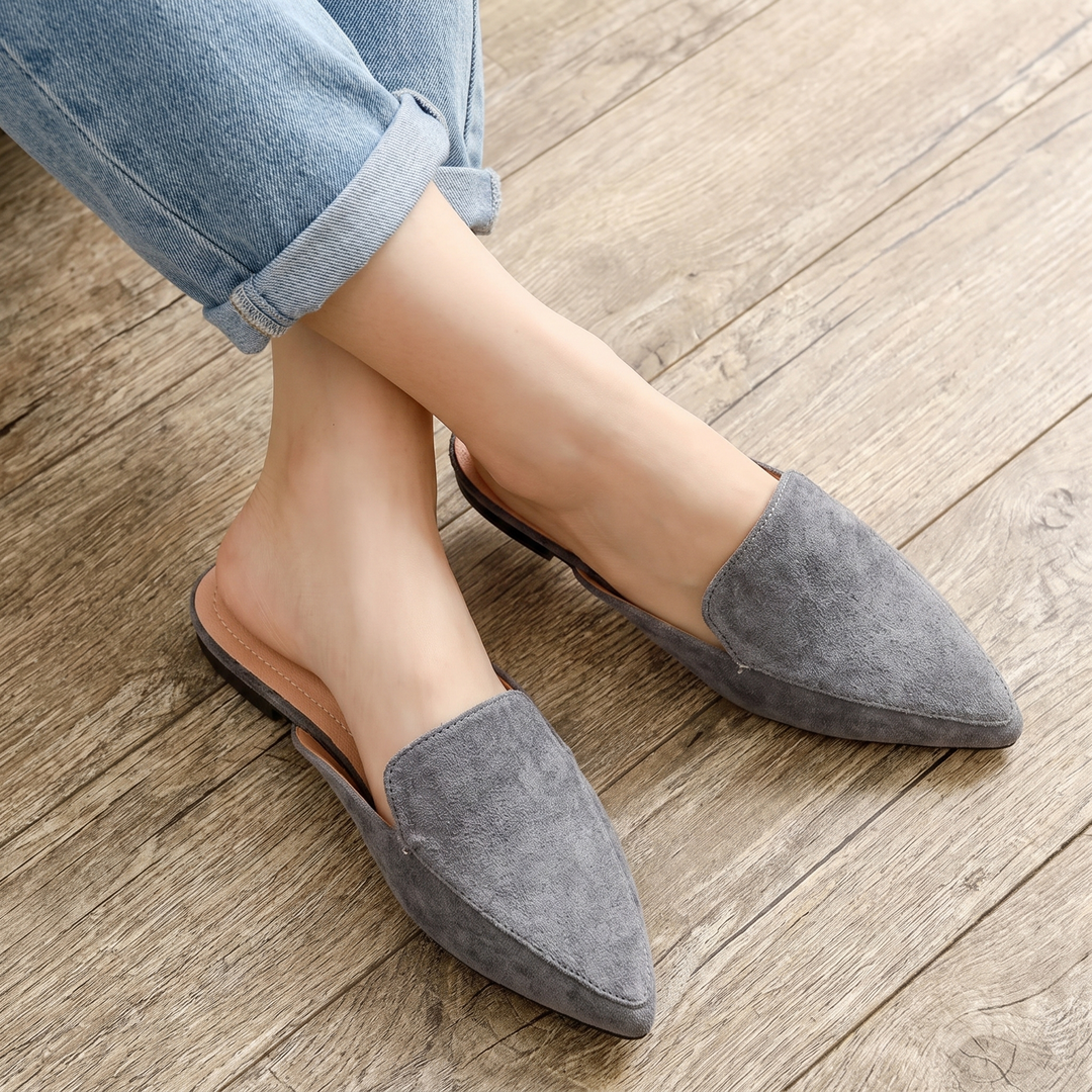 Women's Casual Mules Slip-On | Pointed Toe