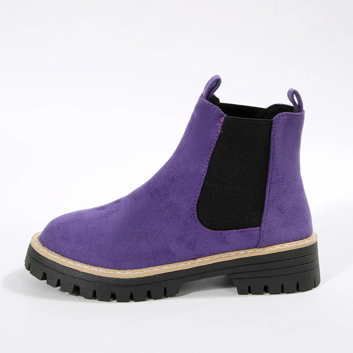 Women's Chelsea Boots with Elastic Side Panel & Lug Sole | Platform