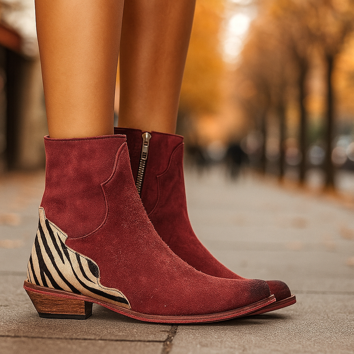 Women's Chelsea Boots with Side Zip | Ankle