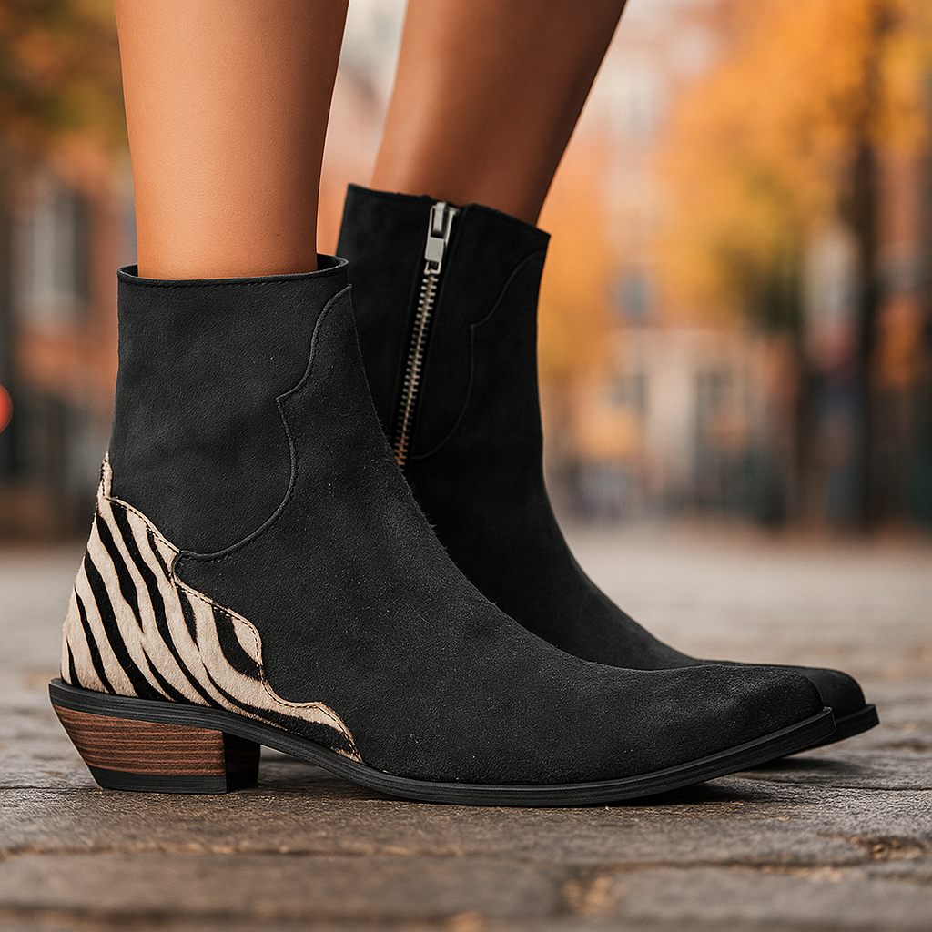 Women's Chelsea Boots with Side Zip | Ankle
