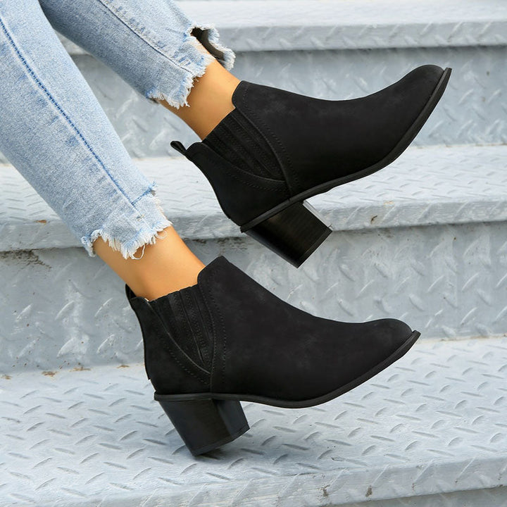 Women's Chelsea Boots with Stacked Heel | Ankle Boot