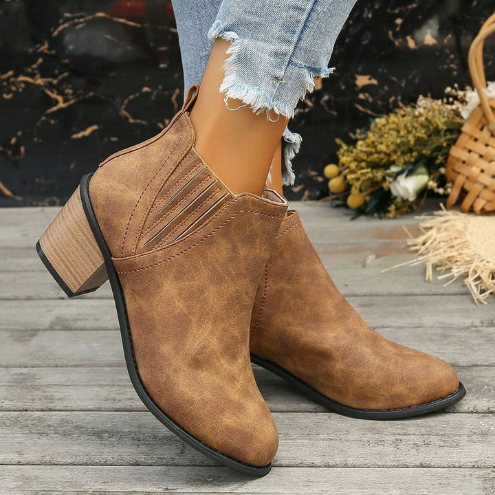 Women's Chelsea Boots with Stacked Heel | Ankle Boot