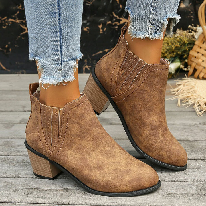 Women's Chelsea Boots with Stacked Heel | Ankle Boot
