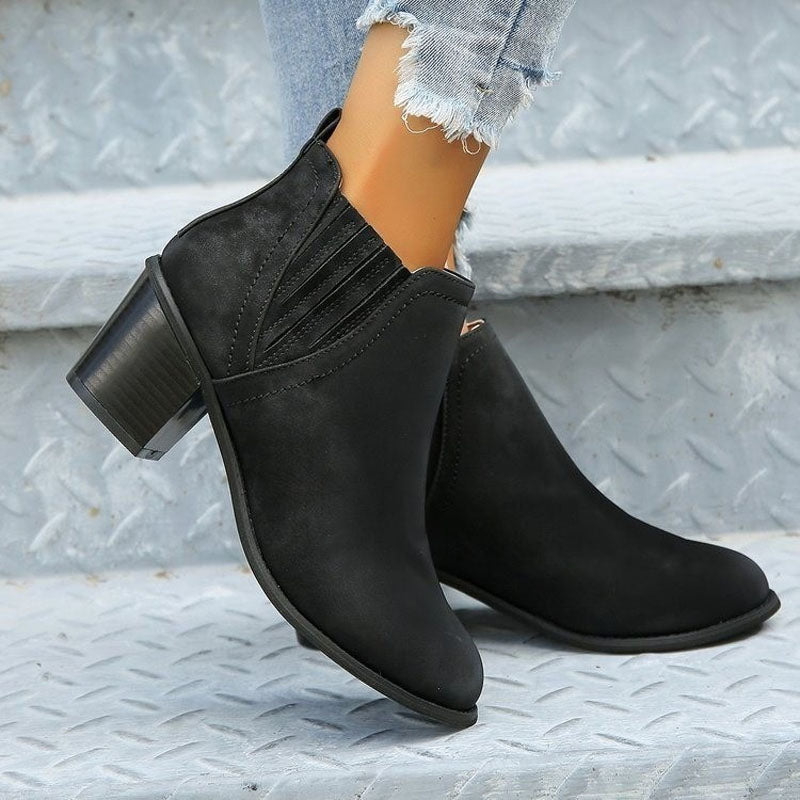 Women's Chelsea Boots with Stacked Heel | Ankle Boot