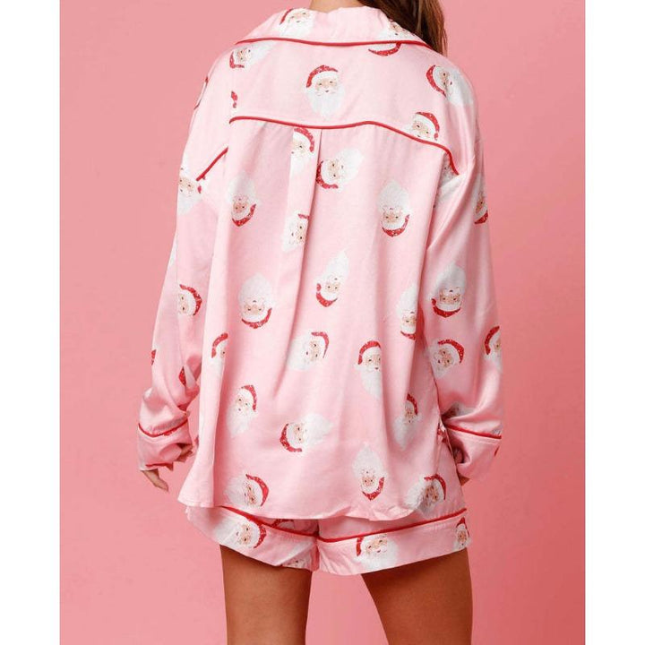 Women’s Christmas Pyjamas with Long Sleeve | Shorts Set