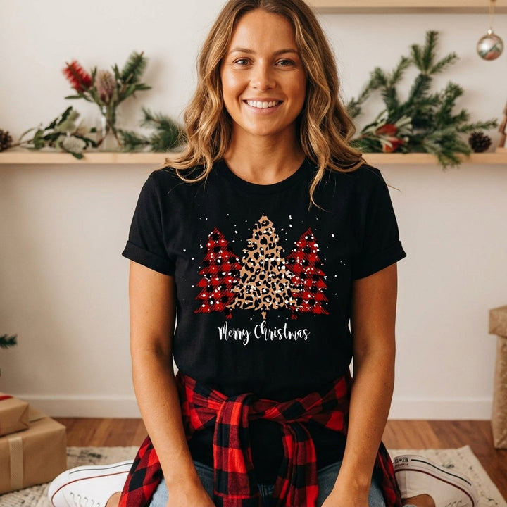 Women’s Christmas Tees Short Sleeve & Crew Neck | Festive