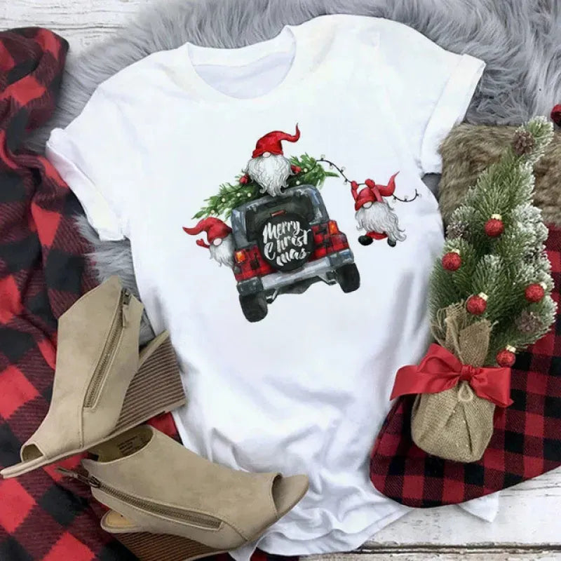 Women’s Christmas Tees with Festive Graphic | Funny