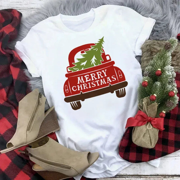 Women’s Christmas Tees with Festive Graphic | Funny