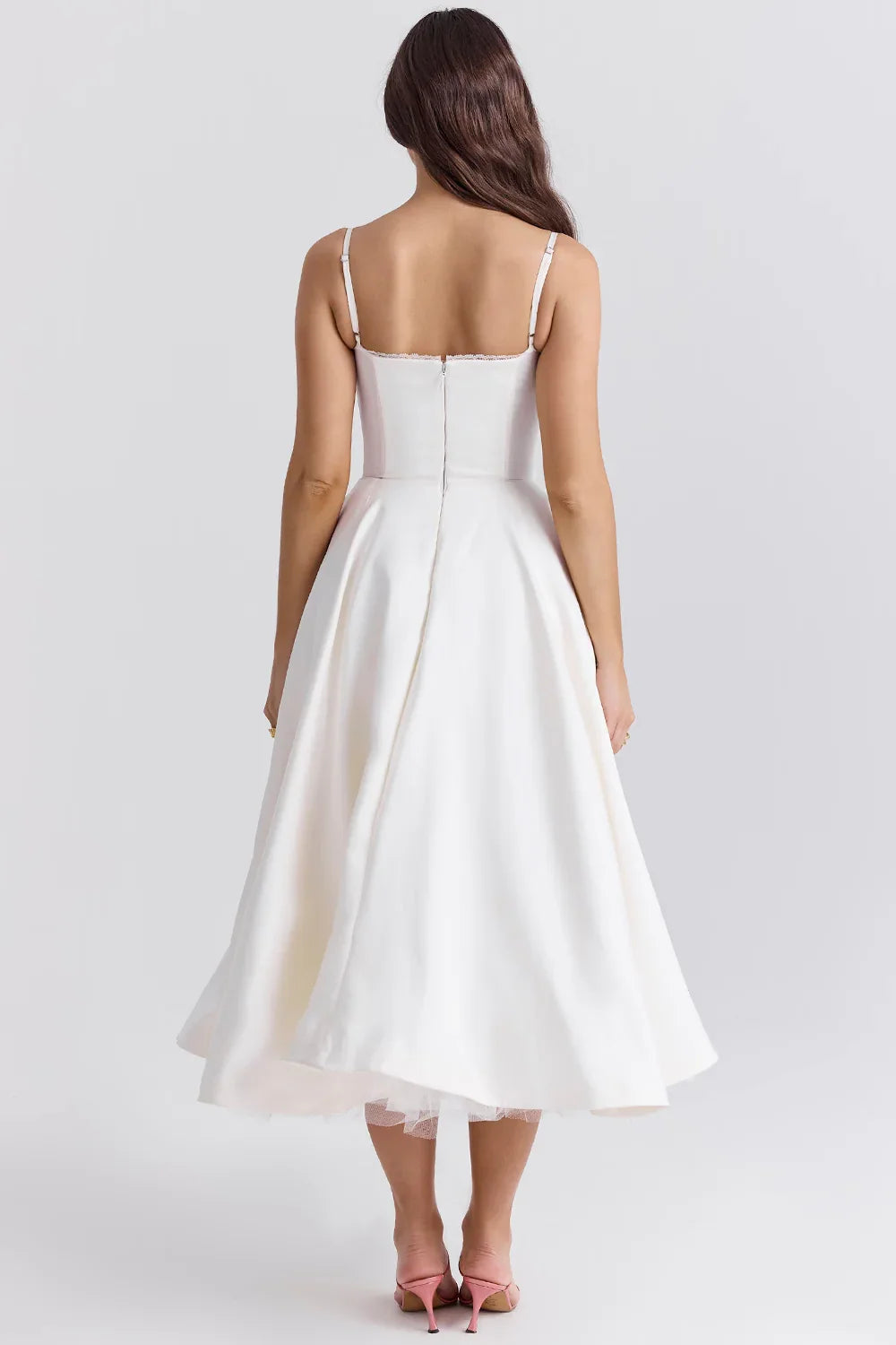 Women's Cocktail Dress with Full Skirt | Midi