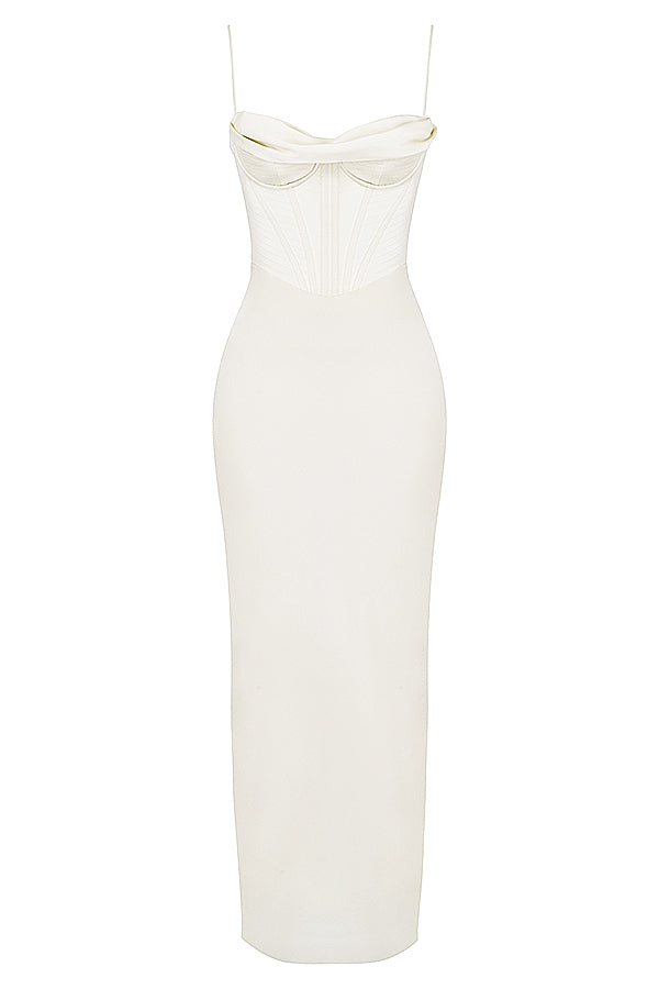 Women's Corset Dress with Sweetheart Neck | Maxi