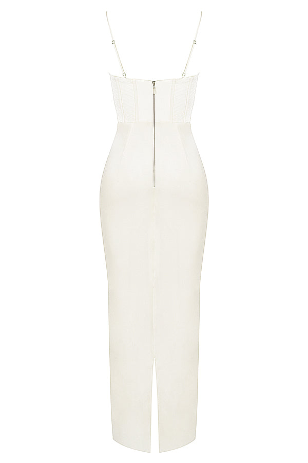 Women's Corset Dress with Sweetheart Neck | Maxi