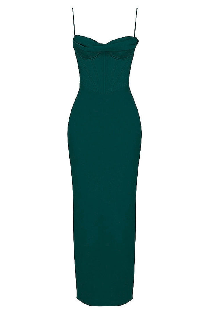 Women's Corset Dress with Sweetheart Neck | Maxi