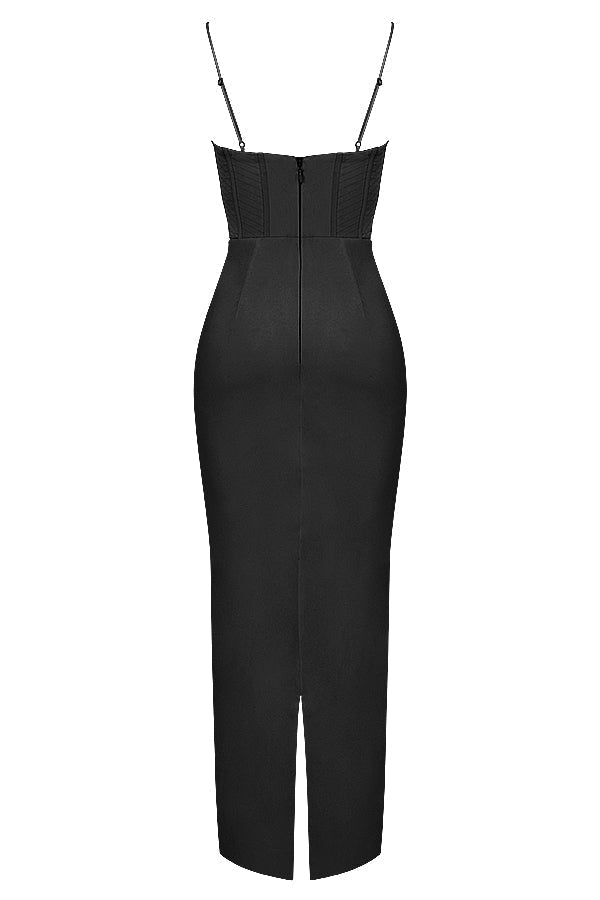 Women's Corset Dress with Sweetheart Neck | Maxi