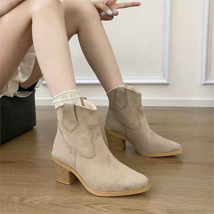 Women's Cowgirl Boots with Block Heel | Ankle
