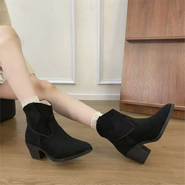 Women's Cowgirl Boots with Block Heel | Ankle