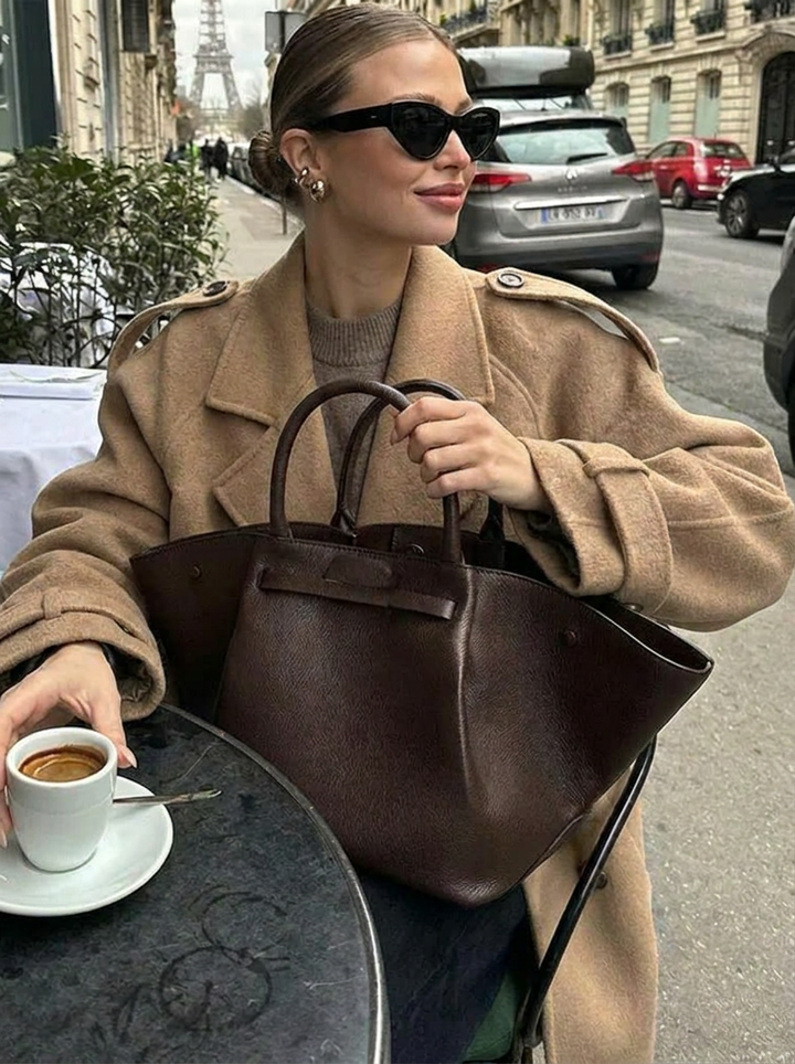 Women's Cropped Trench Coat Classic | Double-Breasted