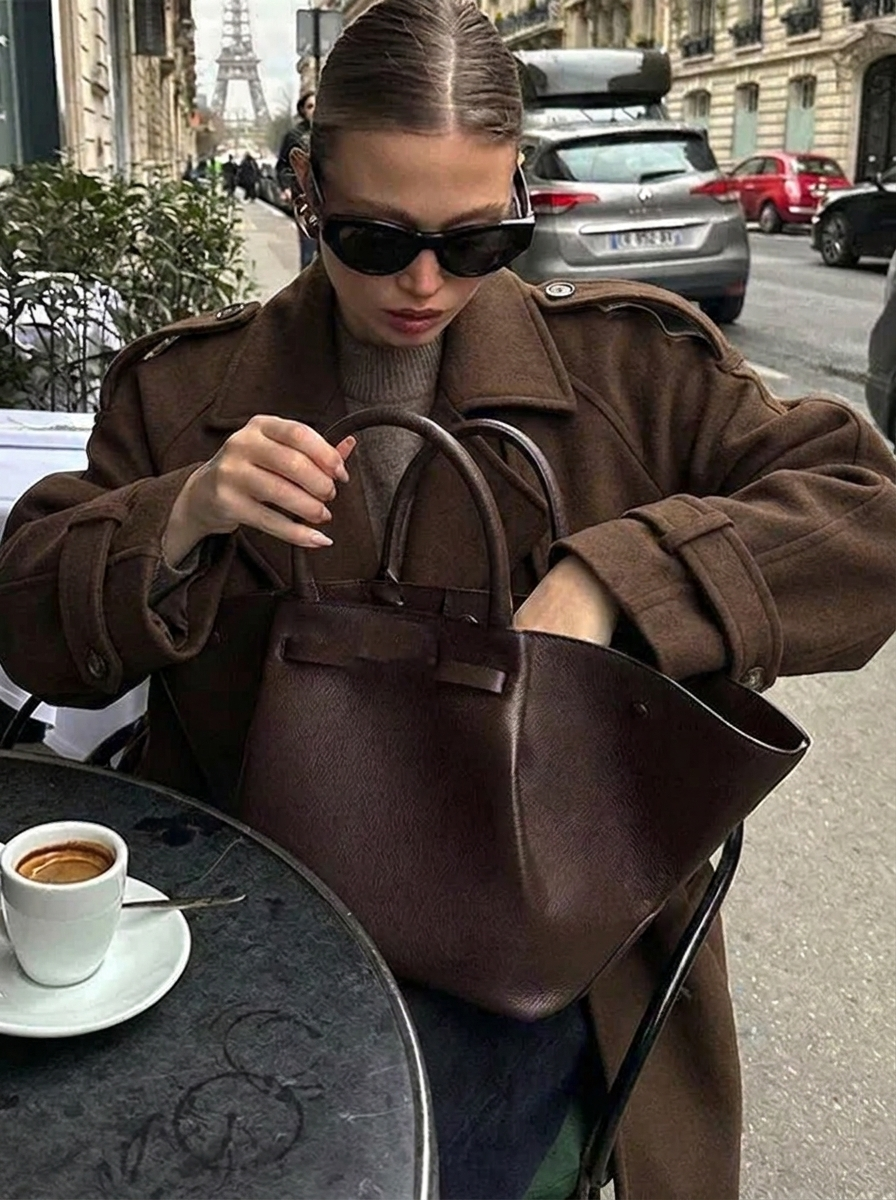 Women's Cropped Trench Coat Classic | Double-Breasted